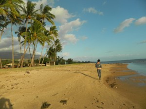 Walking on the Beach